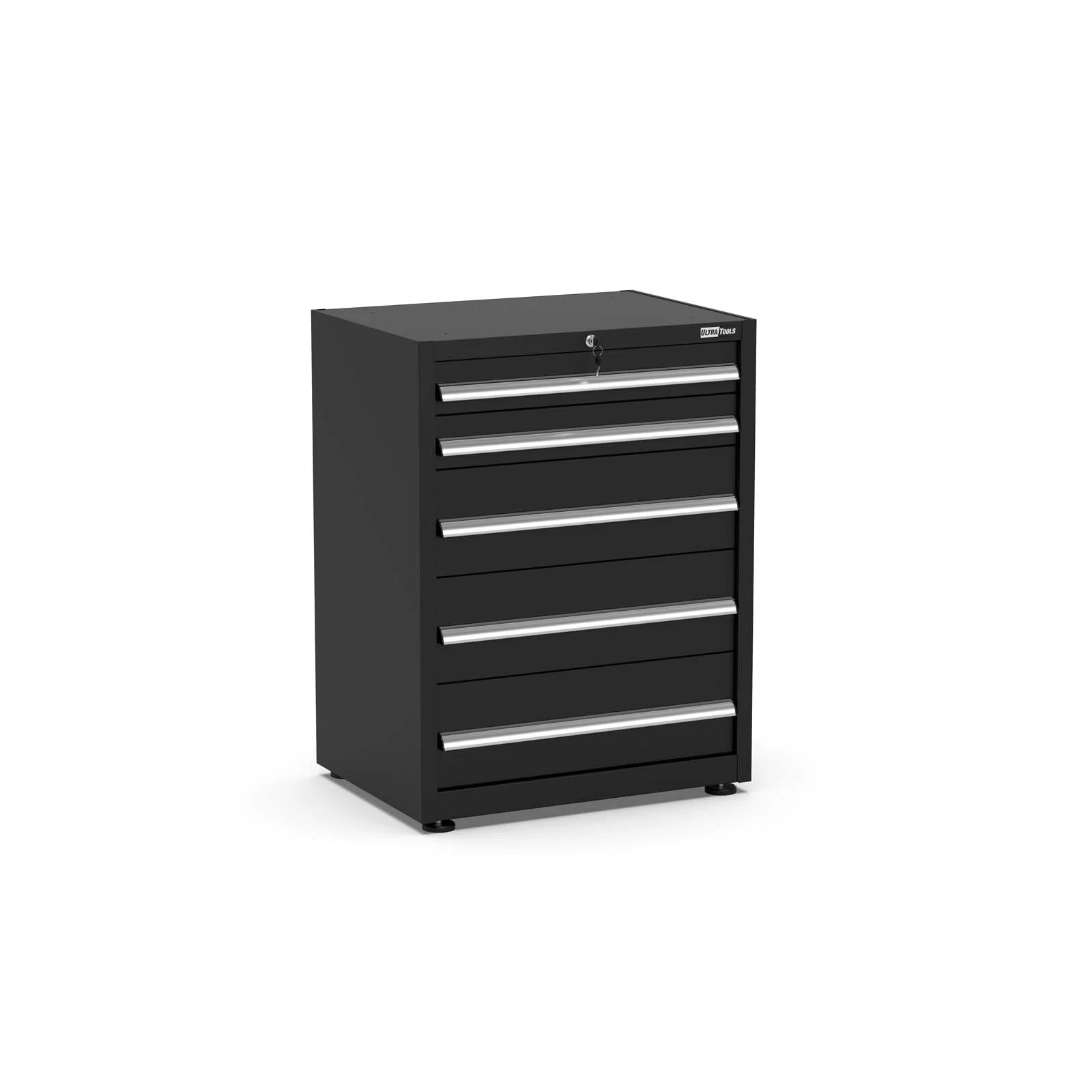 UltraTools 5150mm x 550mm x 2025mm Black Classic Workshop Garage Storage Cabinet Set - Image 2