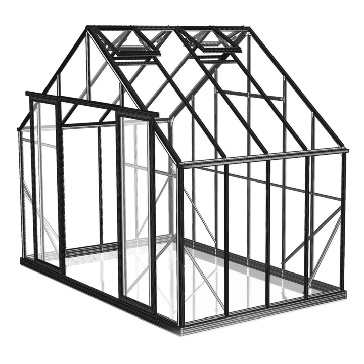 Greenhouse 10ft x 8ft Polycarbonate