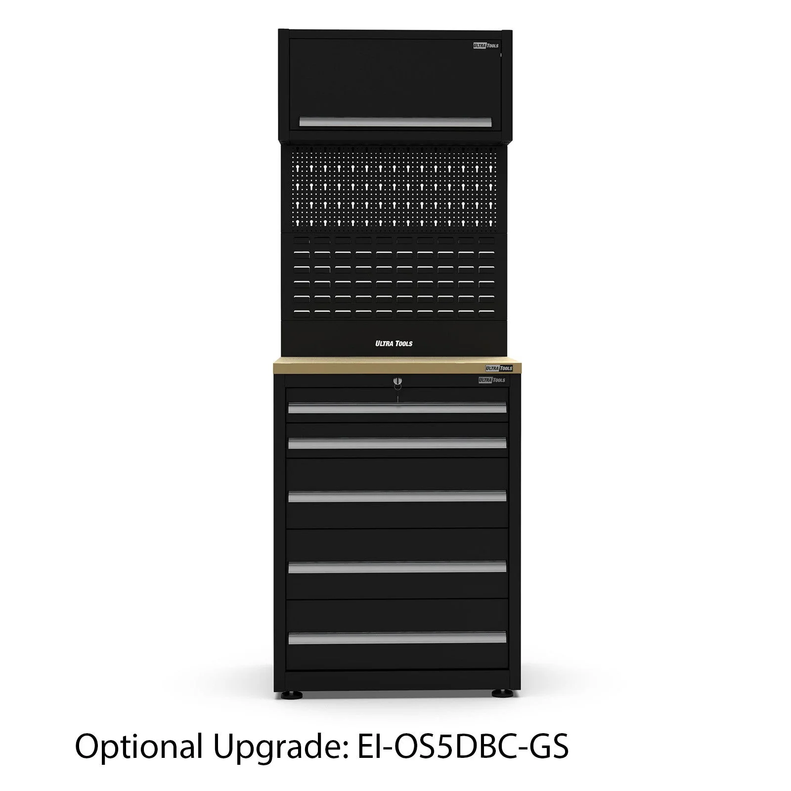 UltraTools 3200/3550mm x 550mm x 2025mm Black Classic Workshop Garage Storage Corner Cabinet Set - Image 3