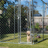 RapidMesh 2-In-1 Galvanised Steel Dog Run And Kennel Animal Enclosure - Image 3