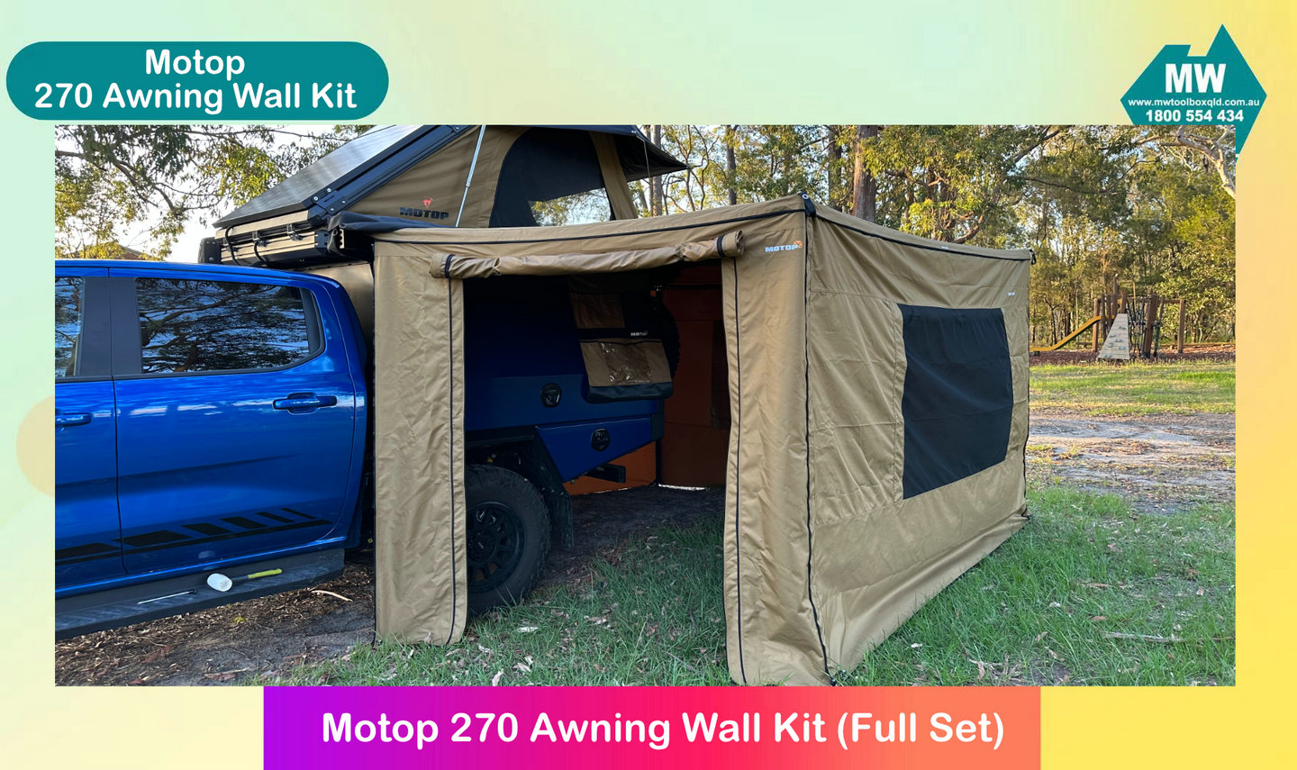 Motop Awning Wall Kit for 270 Freestanding Awning (Mk II) - Image 3