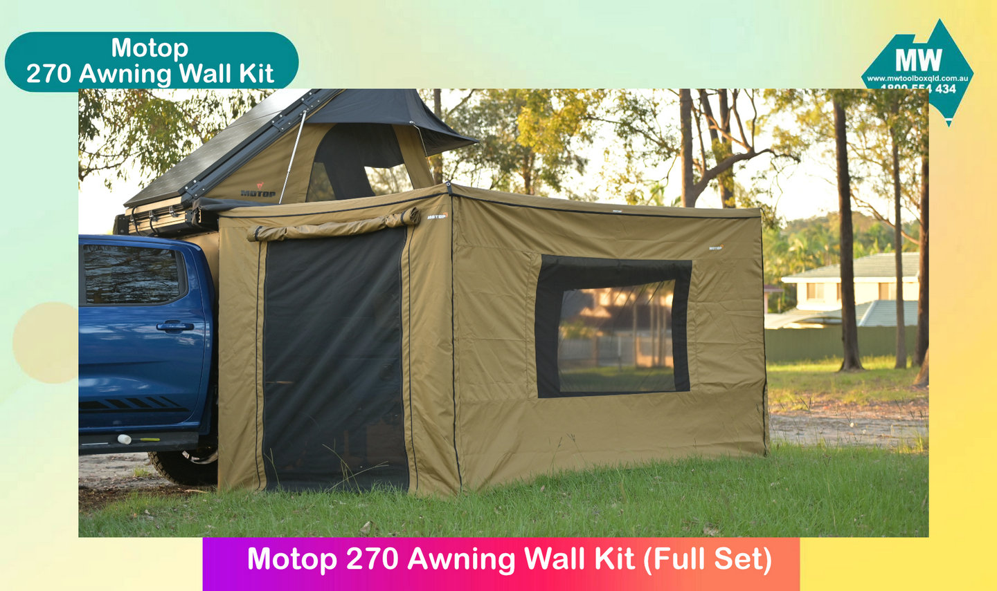 Motop Awning Wall Kit for 270 Freestanding Awning (Mk II) - Image 5
