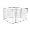 RapidMesh 2-In-1 Galvanised Steel Dog Run And Kennel Animal Enclosure - Image 4