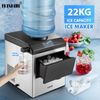22kg Ice Maker Cold Water Dispenser 2 In 1 Bullet Cube Making Machine Countertop Home Commercial Stainless Steel Maxkon - Image 3