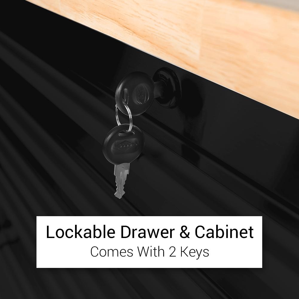 Daytona DBS72 Black Series 72 15 Drawer Work Bench Tool Trolley - Image 4