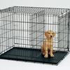 YES4PETS 48' Collapsible Metal Dog Puppy Crate Cat Cage With Divider - Image 3