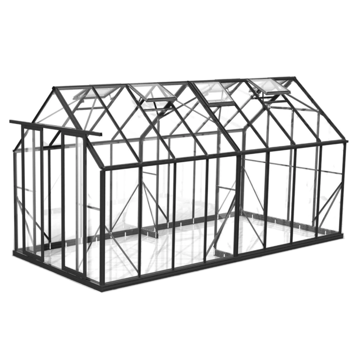 Greenhouse 8ft x 16ft Polycarbonate