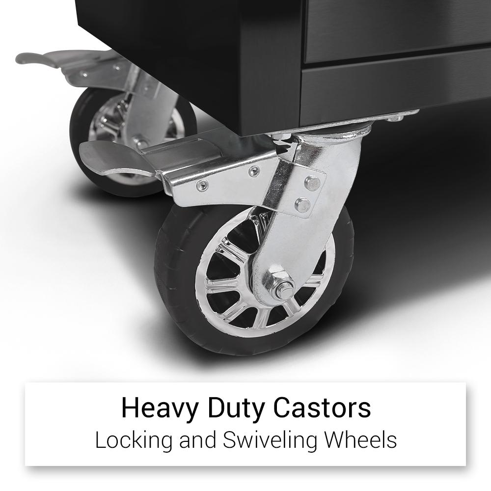 Daytona DBS72 Black Series 72 15 Drawer Work Bench Tool Trolley - Image 5