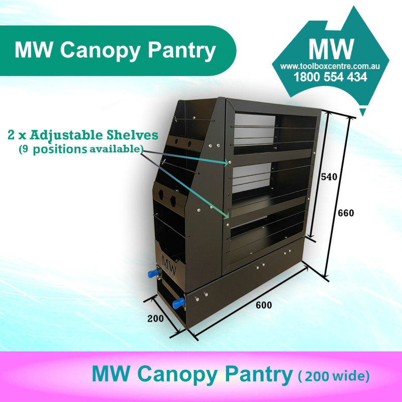 Canopy Drawer – Canopy Pantry (200mm Wide) - Image 5