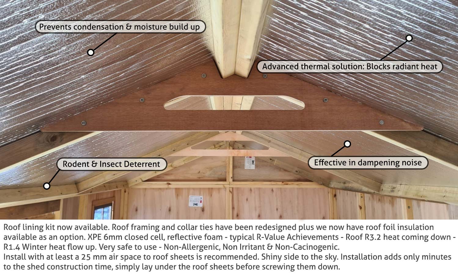CEDAR SHED GLENDALE 8x8ft 2.5mx2.5m - Image 6