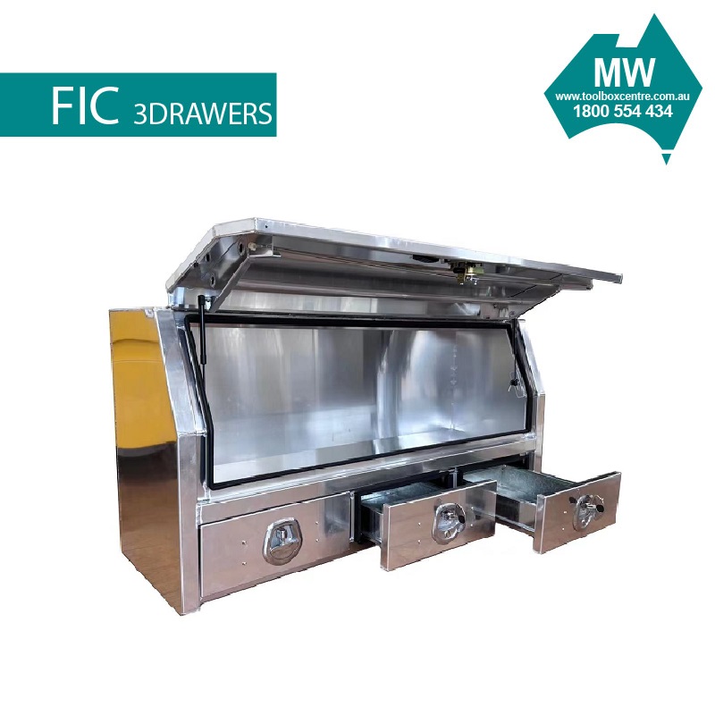 FIC 3 Drawers (Flat) – Side Opening Toolbox - Image 3