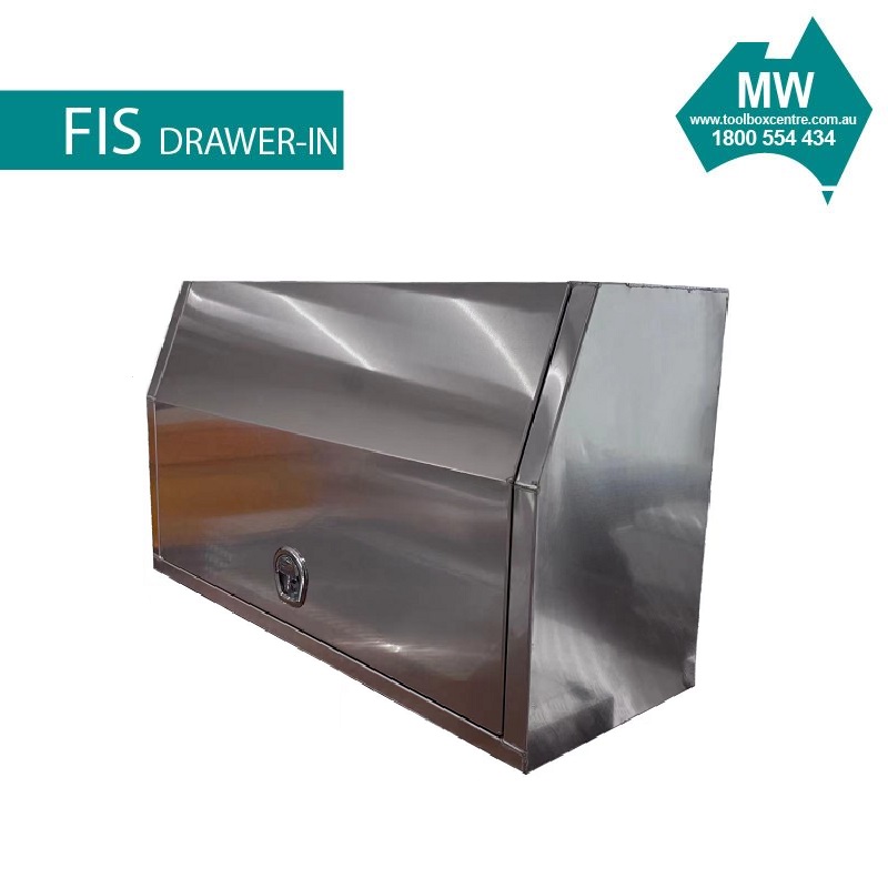 Aluminium Toolbox – FIS Drawer-in-3 Drawers (Flat) – Side Opening Toolbox - Image 2
