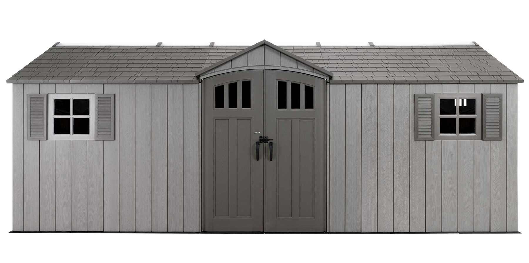 LIFETIME 20’x8′ GARDEN SHED 6.1mx2.4m