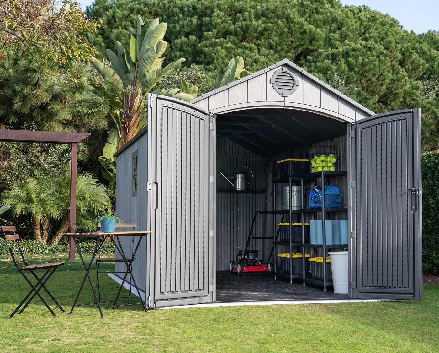 LIFETIME 8x12.5 GARDEN SHED 2.4mx3.8m