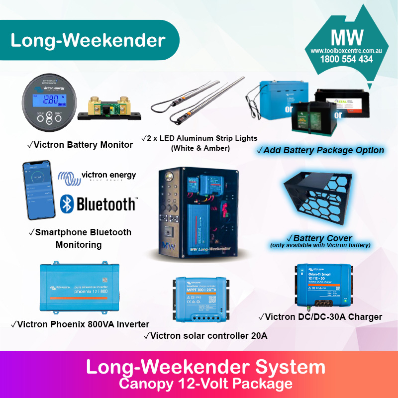 Long-Weekender Canopy Power Package 12v Electrical Dual Battery System - Image 3