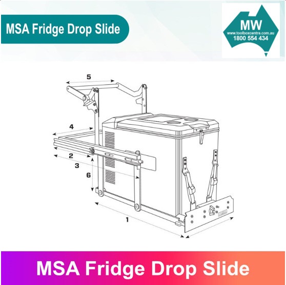 MSA Fridge Drop Slide DS50 – Fridge Slide - Image 5