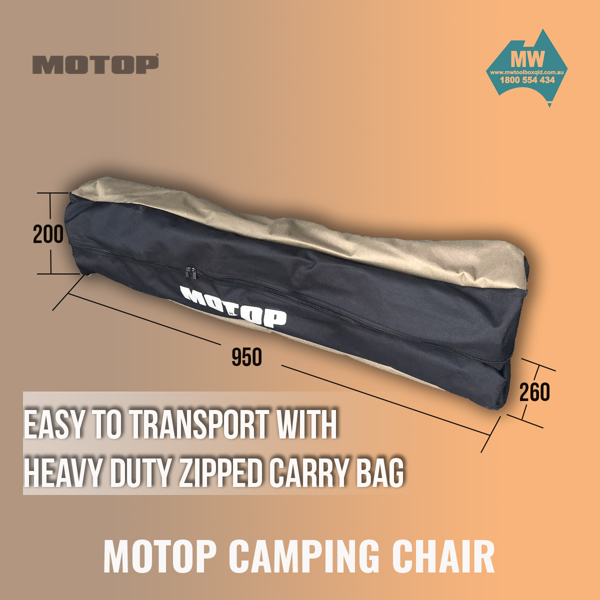 Motop Camping Chair (Pair)-Motop Accessories - Image 7