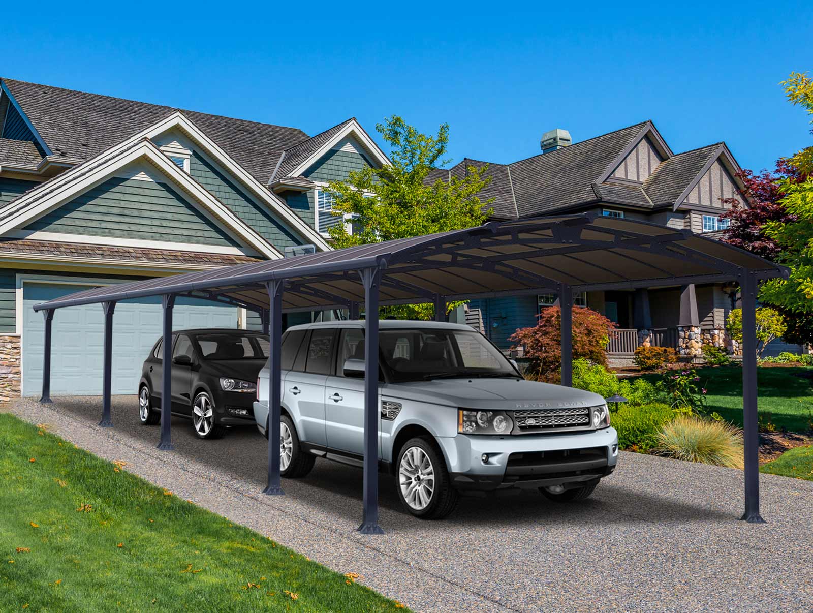 ARCADIA GAZEBO CARPORT 10.6mx3.6m