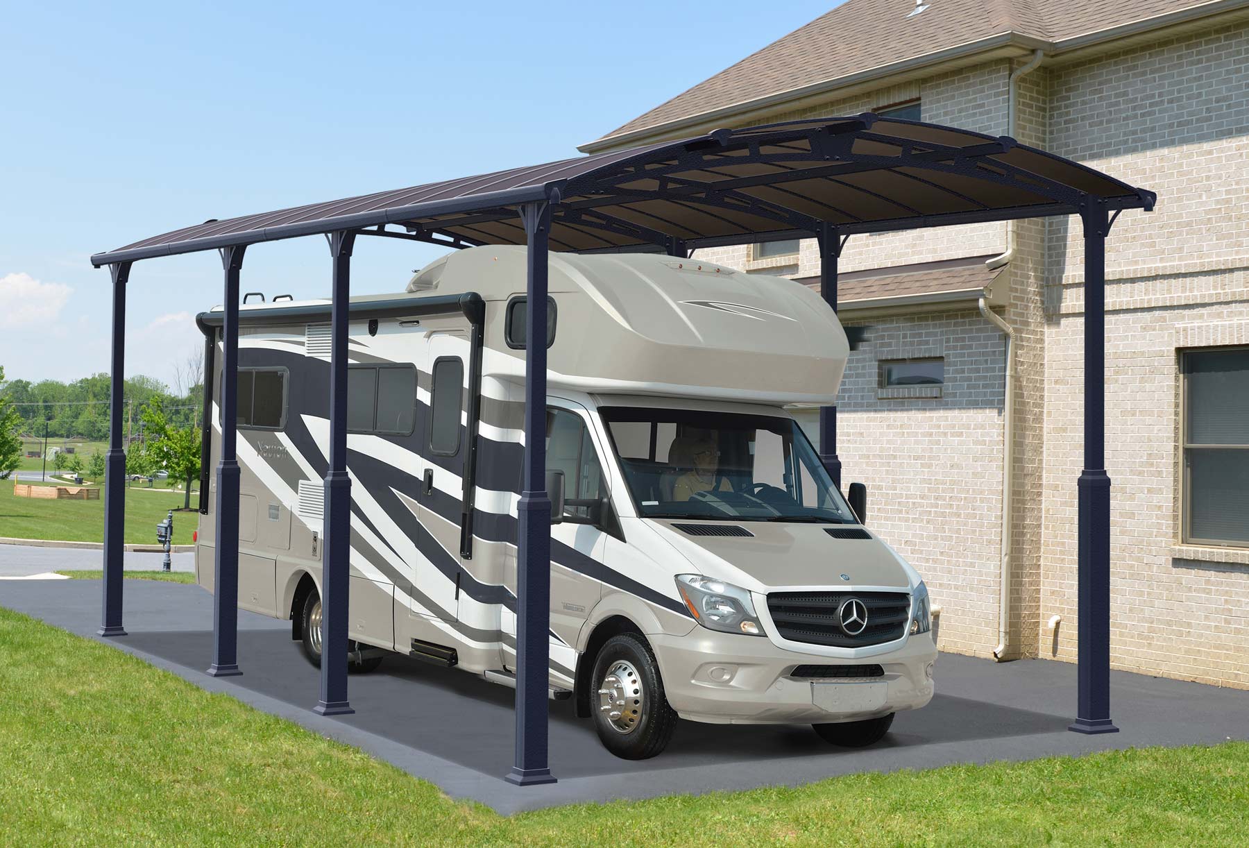 ARCADIA ALPINE 8500 CARAVAN CARPORT 8.5mx3.6m - Image 8