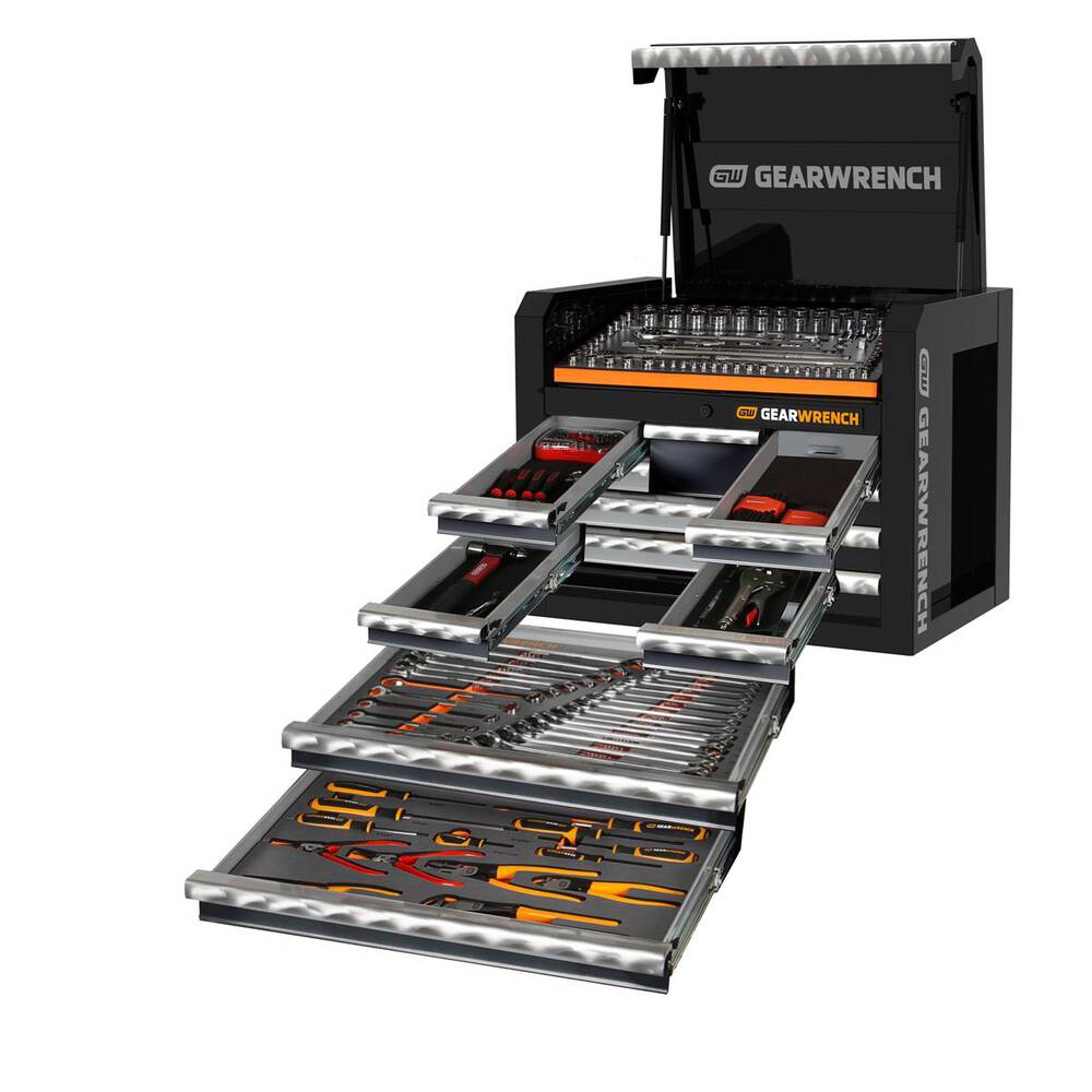 GEARWRENCH 208 Piece Combination Tool Kit + 28" Tool Chest