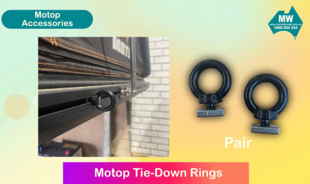 Tie-Down Rings/Pair Motop Accessories