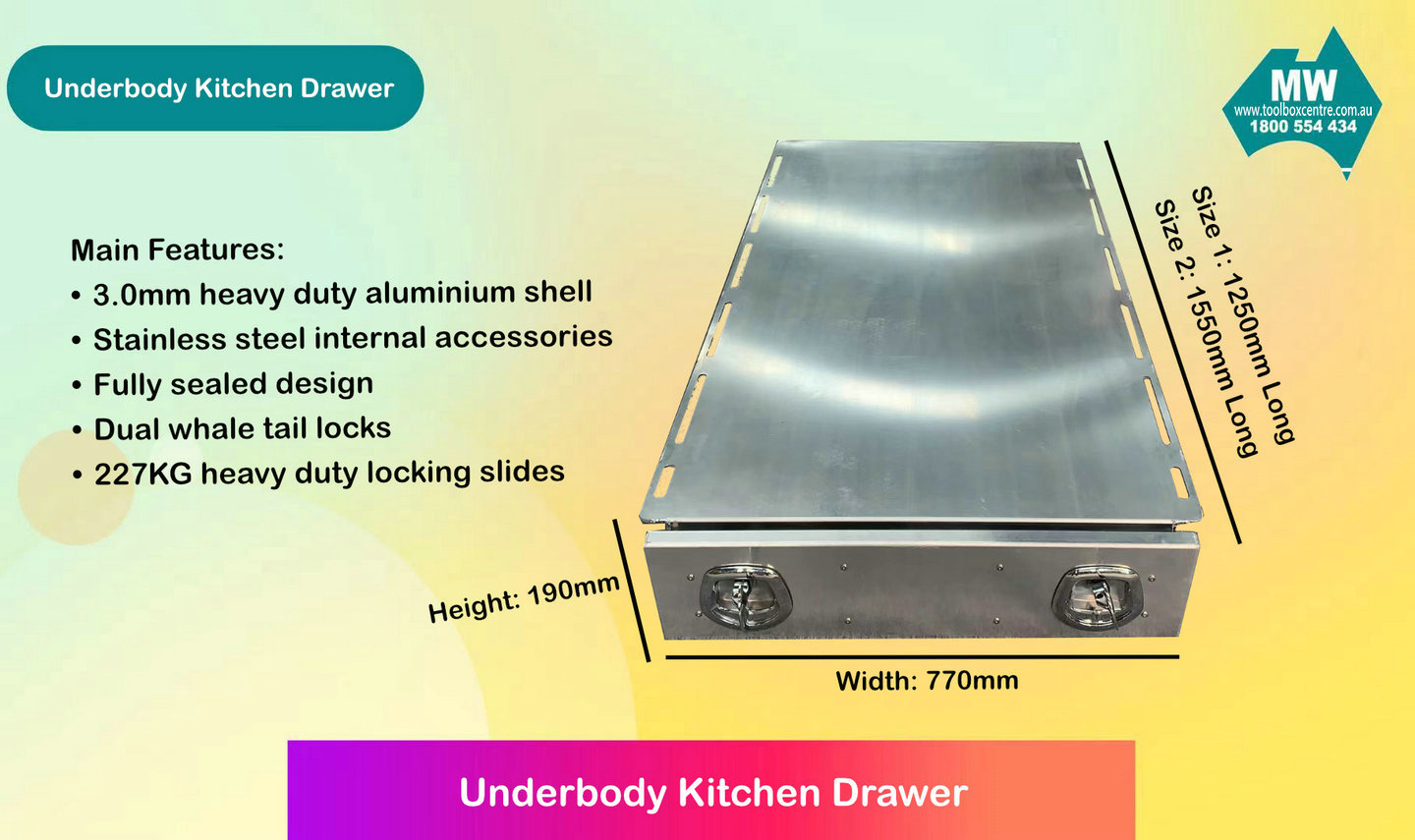 Underbody Kitchen Drawer - Image 3