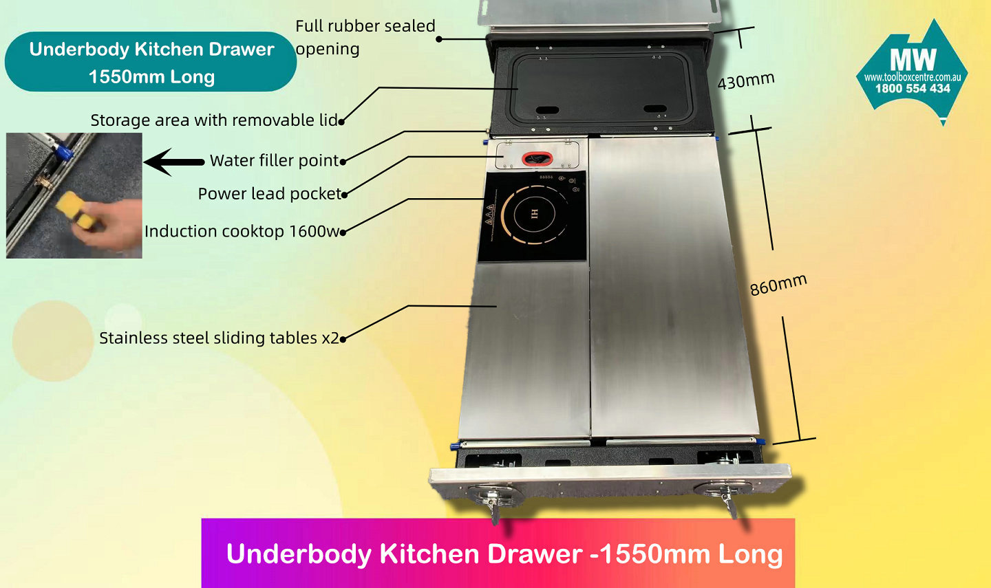 Underbody Kitchen Drawer - Image 10