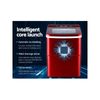 Devanti 2L Ice Maker Portable Ice Cube Machine - Red - Image 5