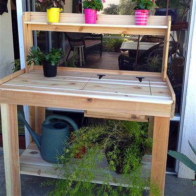 Western Red Cedar Potting Bench - Image 2