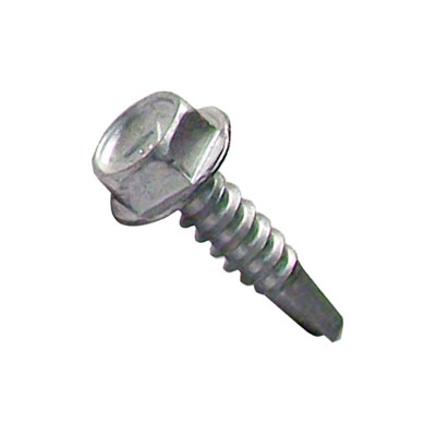 Tek Screw, 10-16 x 3/4" #10 Zinc, HWH w/o washer | 100/Pack