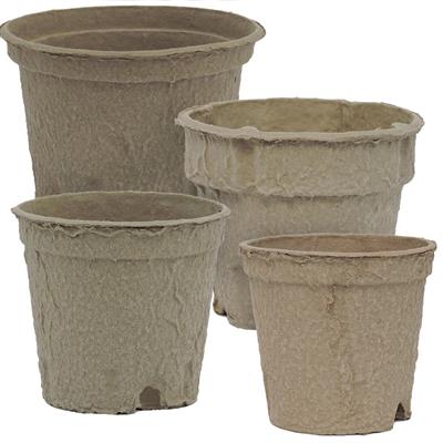 EcoGrow Organic Round Pot | 10 Pack
