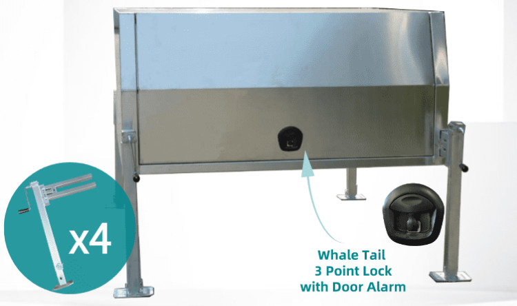 Flat Plate Dual Cab Jack Off Canopy – MW Standard Ute Canopy