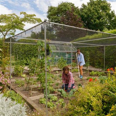 Aluminum Crop Cage With Netting & Door - Image 2