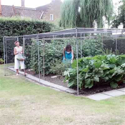 Aluminum Crop Cage With Netting & Door - Image 3